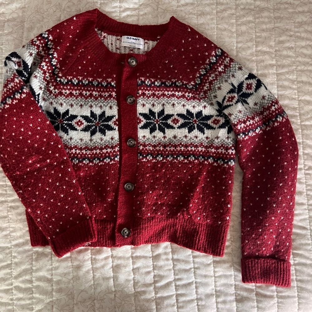 Old Navy Red Knit Sweater